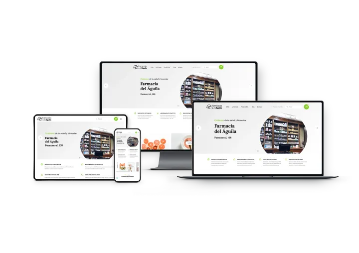 Web de Farmacia del Águila